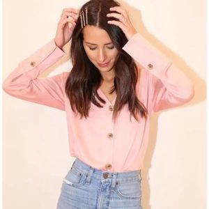 Salmon Cardigan/top Something Navy